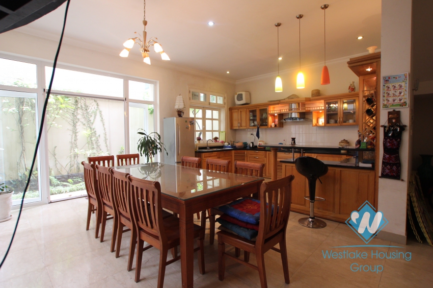 House with nice furniture available for rent in Ciputra compound, Tay Ho, Hanoi